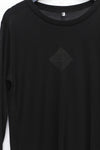 BASERANGE Classic Bamboo Fiber Bamboo Cotton Long Sleeve T-Shirt Series Collection Round Neck Bottoming Shirt France BAS-TOLS-BL-000-BLACK